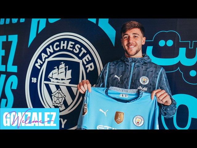 "PEP'S THE BEST COACH IN THE WORLD" | Nico Gonzalez First Interview | Welcome to Manchester City! ✍️