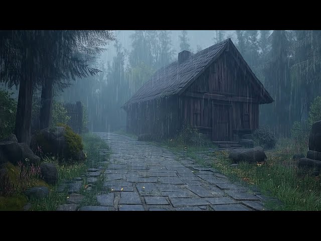 Soothing Rain Sounds & Thunderstorm White Noise: Fall Asleep Fast with Relaxing Nature Ambience