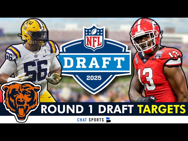 Chicago Bears Draft Targets With #10 Pick In Round 1 Of 2025 NFL Draft