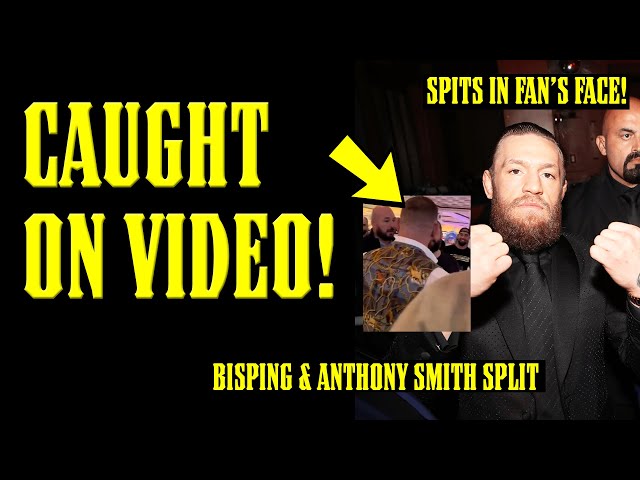 Conor McGregor SPITS in FAN'S FACE in Vegas!! Bisping & Anthony Smith SPLIT!