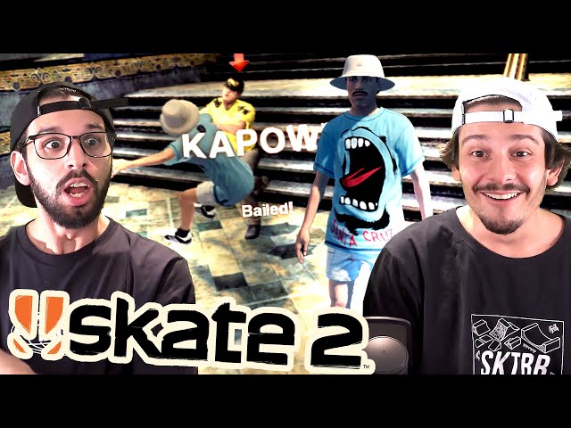 FUGINDO DOS SEGURANÇAS! | Zerando SKATE 2 Ep 4