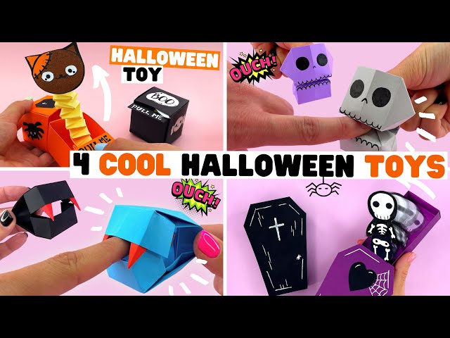 4 Halloween toys your friends will love [origami Halloween, Halloween origami]