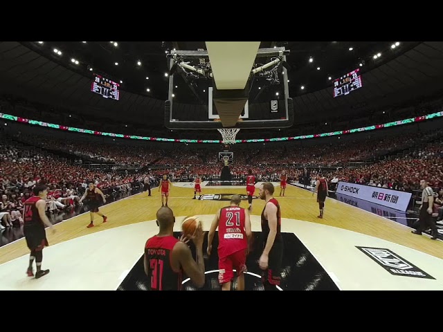 【VR対応】​B.LEAGUE FINAL 2017-18​ アルバルク東京vs千葉ジェッツ ハイライト​