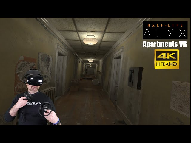 Half Life Alyx VR User Created Steam Environment "Apartments" [4K]