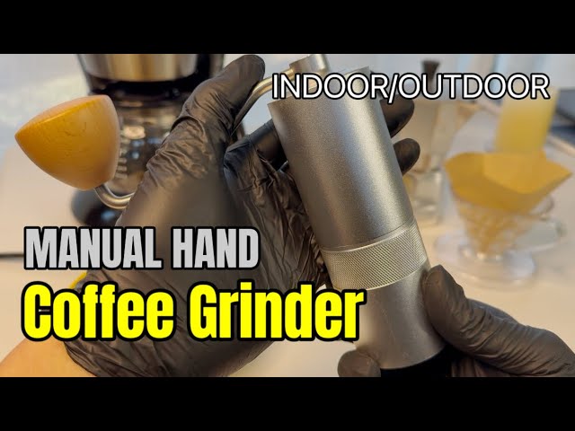 Hand Manual Coffee Grinder Review & Demonstration! Perfect Christmas Gift 2024! Outdoor Camping Gear