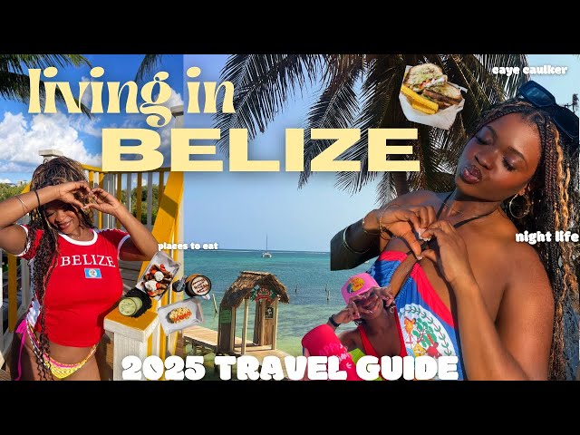 BELIZE TRAVEL GUIDE & VLOG: living in *SAN PEDRO* | trips to caye caulker, fun things to do + more!