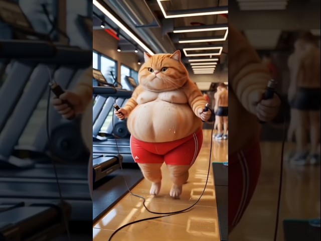 Cat Weight Loss Challenge: Shed Pounds in 3 Days! #ytshorts