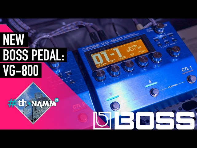 NEW BOSS VG-800 V-Guitar Processor | #ThoNAMM25