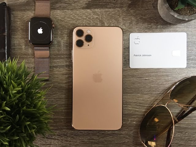 iPhone 11 Pro Max Gold Unboxing 360° Video + Apple Credit Card