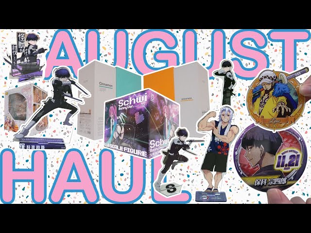 AUGUST 2024 MASSIVE ANIME FIGURES & MERCH HAUL | I love Shiro, Schwi & Nekopara