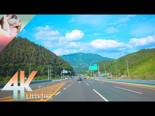 4K Relaxing driving in scenic | Scenic drive in 4K on a sunny day trip