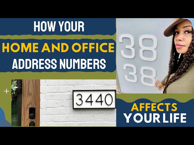 HOW YOUR HOME/OFFICE ADDRESS NUMBERS AFFECTS YOUR LIFE✨🏠🏢✨