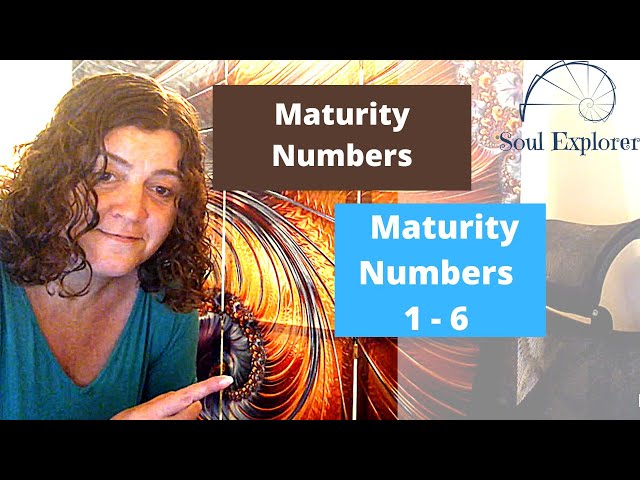 Maturity Numbers 1 - 6  Developing Talent