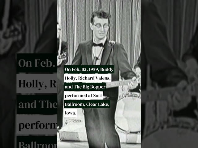 The Big Bopper, Buddy Holly & Ritchie Valens Rocked Surf Ballroom 🎸 Feb. 02, 1959 #ThisDayInMusic