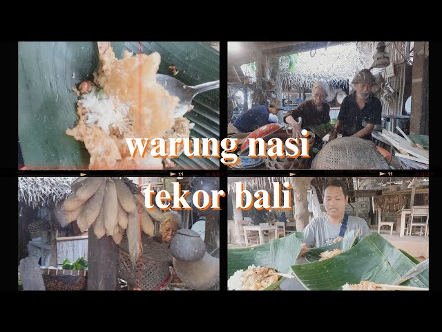 #fkb Cobain Nasi Tekor Bali! Makan Pakai Daun Pisang, Serasa di Zaman Dulu