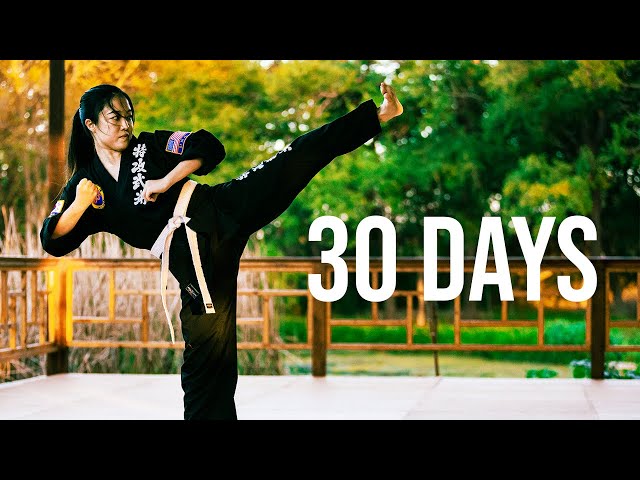 I Tried Martial Arts for 30 days... and then had a Belt Test