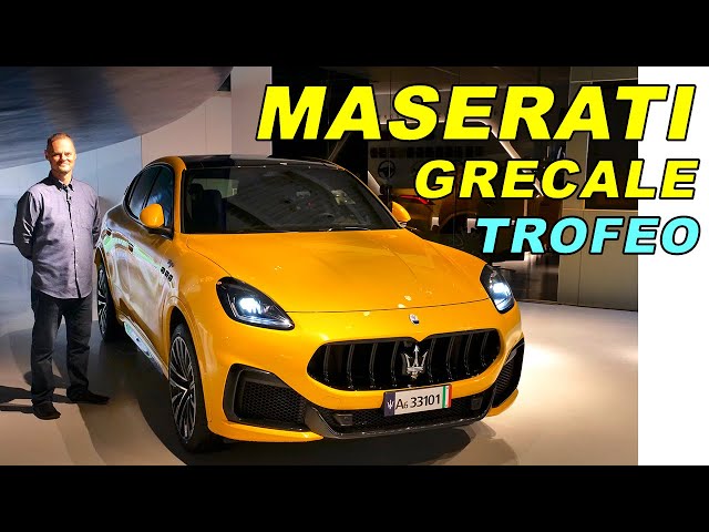 first-ever Maserati Grecale Trofeo V6 driving REVIEW all-new mid-size Maserati SUV