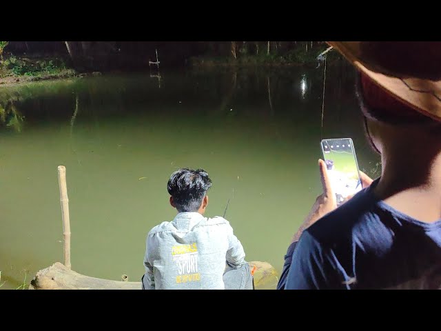 Acaci pond night fishing session in Tarito