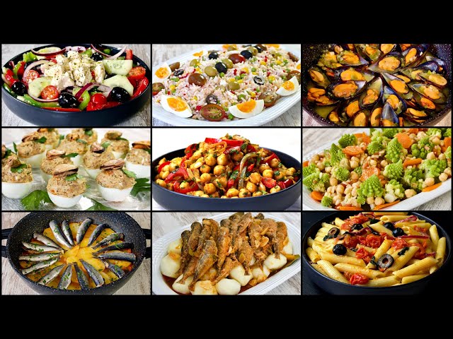 Many ideas for cooking! ...11 MEDITERRANEAN DIET RECIPES Week Plan. Episode 3