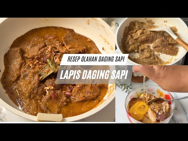 Resep LAPIS DAGING SAPI Khas Jawa Timur