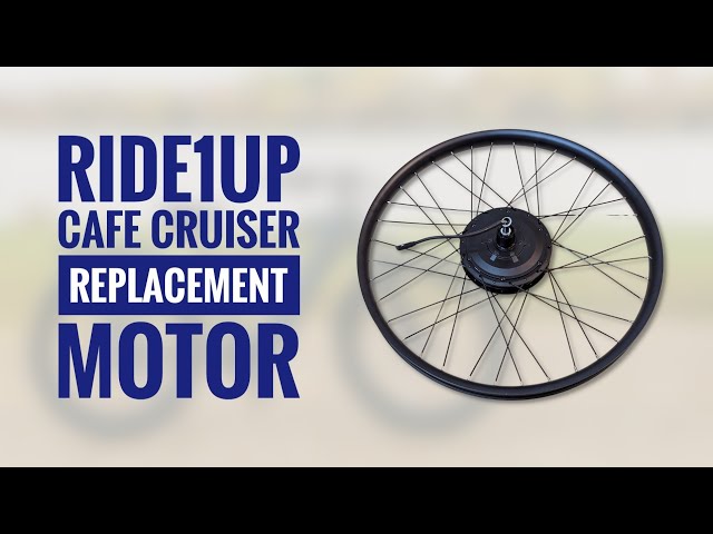 eBike Rear Wheel Motor Replacement | Ride1Up Cafe Cruiser