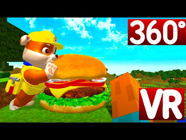 360° Mcdonald's Hamburger - Minecraft 360 VR