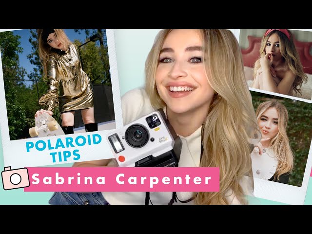 How to Take Better Polaroid Photos with Sabrina Carpenter | Cosmopolitan