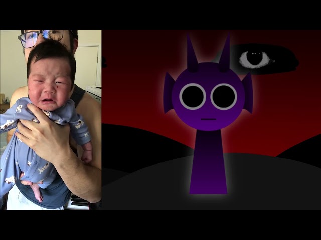 Sprunki Horror Theme but it is my Baby's Cry (Durple)