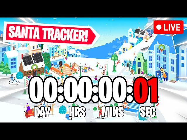 🌎GOOGLE Santa Tracker 2025!🎅 & Tracking Santa Delivering Presents Live🔴 24/7