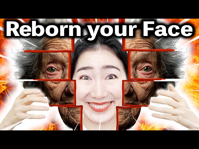 Reborn your Face with this Supreme Program for 2025! Full Face Lifting Massage & Exercises