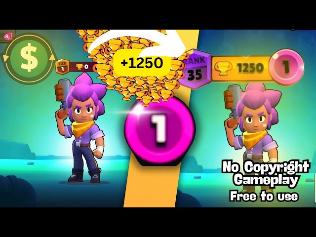 Shelly Power 1 Cursed Account Road to Max | No Copyright Gameplay | Brawl Stars