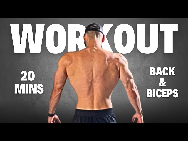 20 Minute Dumbbell Back and Bicep Workout At Home [PULL WORKOUT]