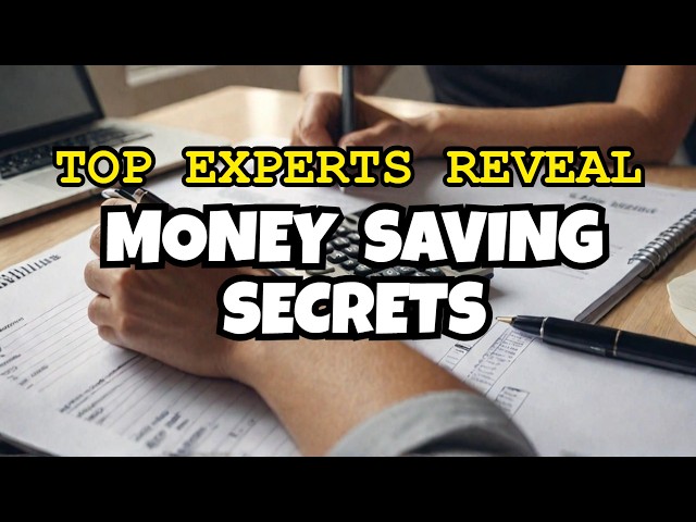 TOP EXPERTS Reveal Best Saving Money Techniques