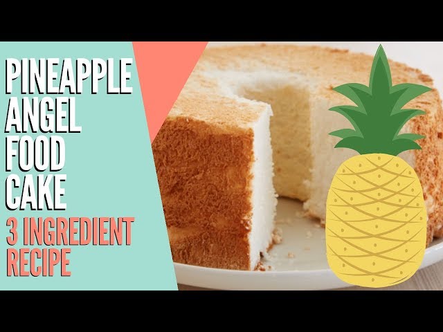 3 Ingredient Pineapple Angel Food Cake | Potluck Dessert on a Budget