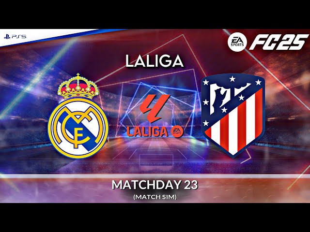 Real Madrid - Atletico Madrid ⚽️ LaLiga 2024/25 Match Sim | FC 25