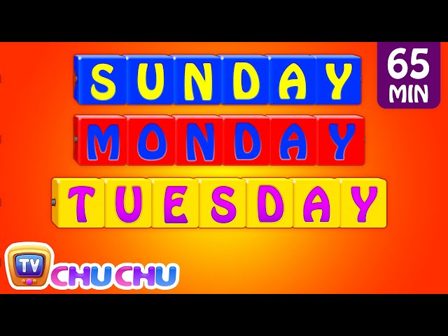 Learn/Teach Days of the Week Song, Alphabets, Colors, Numbers Nursery Rhymes for Kids | ChuChu TV