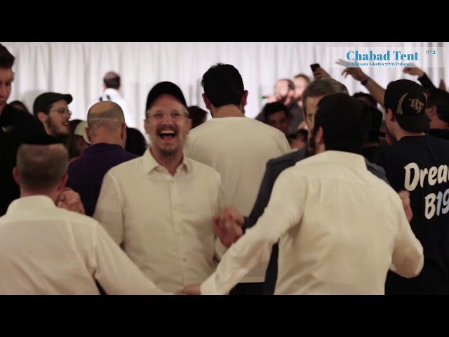 The 8th day at Chabad Tent 2019 - 7 minutes rocking the house with faith