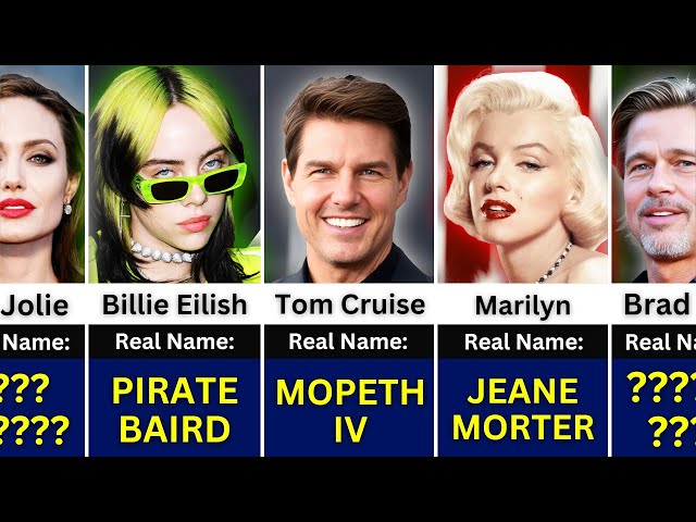 😯 Celebrities and Their Real Names | Famous Hollywood Actors