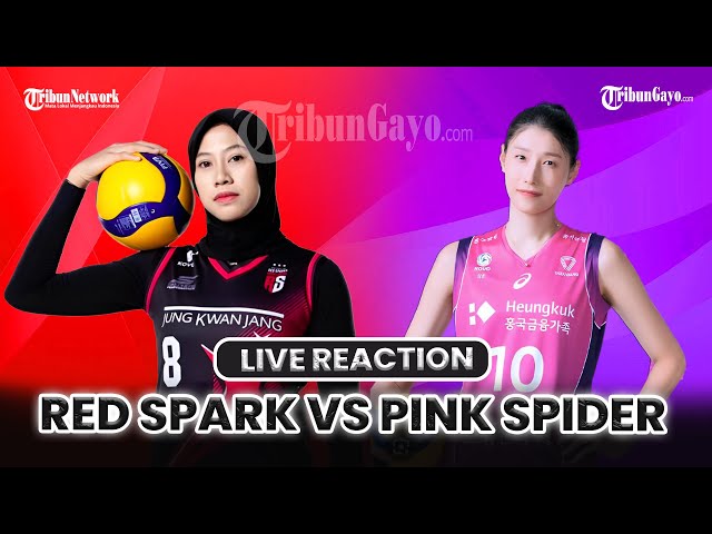 🔴LIVE LIGA VOLI KOREA HARI INI: PERTANDINGAN RED SPARK VS PINK SPIDER PUTARAN KE-5