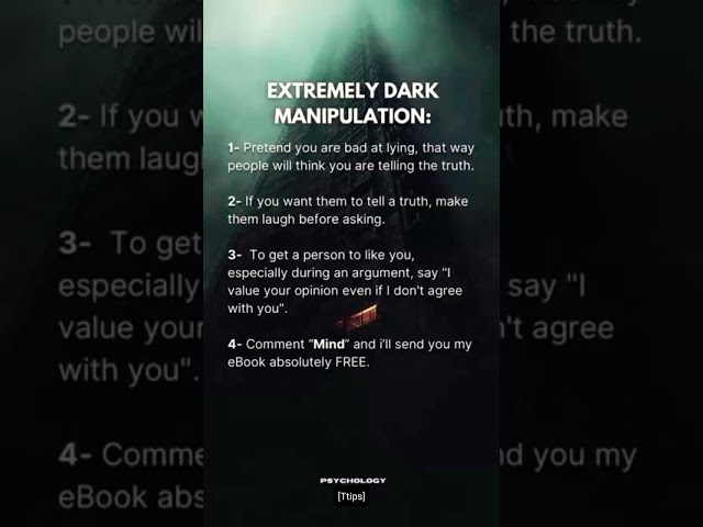 EXTREMELY DARK MANIPULATION | #youtubeshorts #shorts #manipulation #psychology #viralshorts #quotes