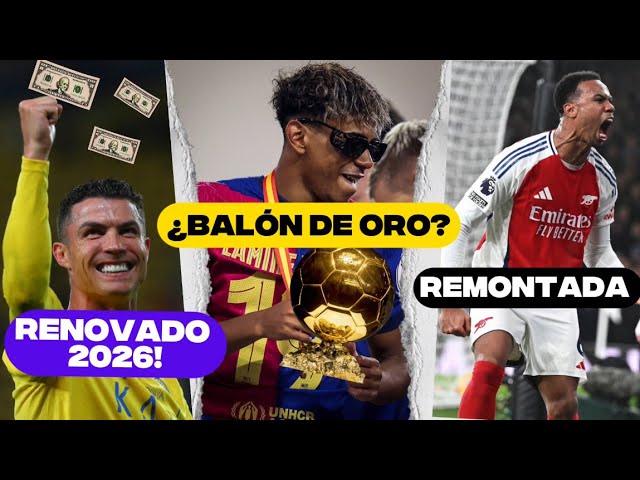 Lamine Balón de oro? Cristiano renueva, Premier, Bundesliga y fichajes.