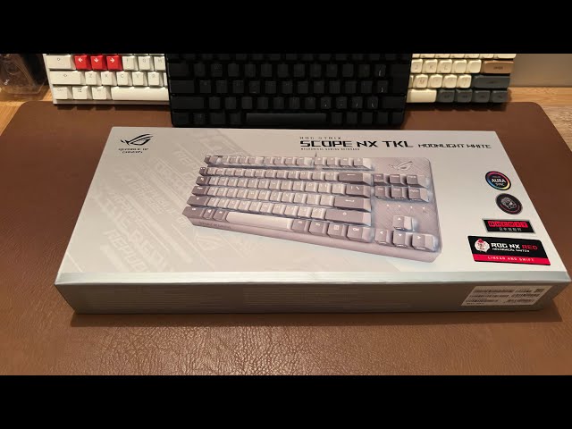 ASMR Unboxing | ROG STRIX SCOPE NX TKL(Moonlight White)