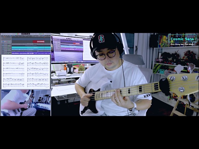 [Cory Wong] Cosmic Sans Bass Cover SLAP part (Org Tempo)