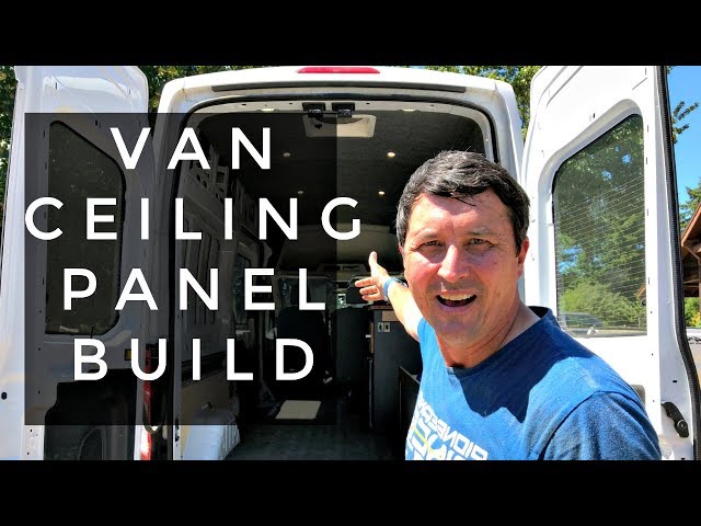 DIY Camper Van Conversion Headliner Upholstery #VANLIFE