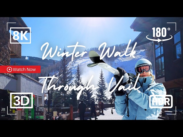 🚠 Vail, Colorado: The Most Picturesque Winter Wonderland in VR 180 3D! ❄️