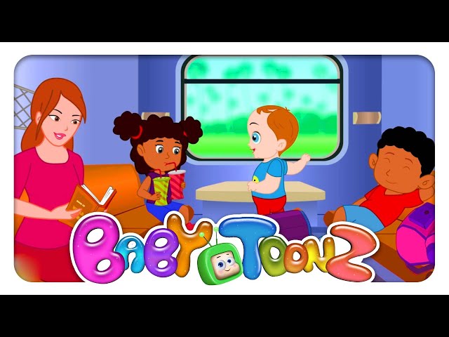 Funny Train Journey Song | Best Nursery Rhymes Collection For Kids | Baby Toonz Kids TV