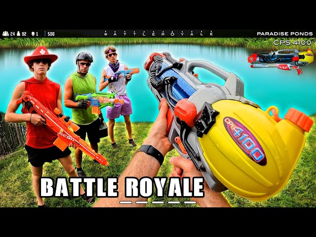 The NERF WAR | SPYRA BLASTER BATTLE ROYALE begins! - Part 1