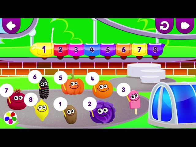 Funny Eggs Kids Fun Games | Learn Numbers | Learn Colors | Funny Food Kids Learning Games