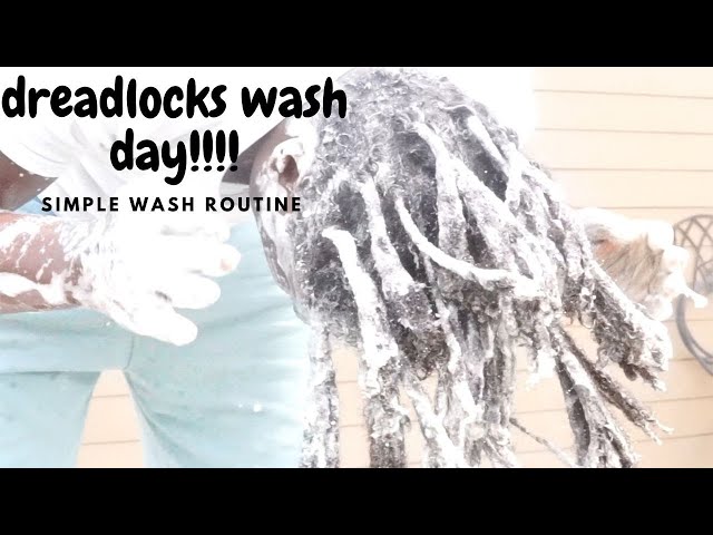 Freeform dread wash routine