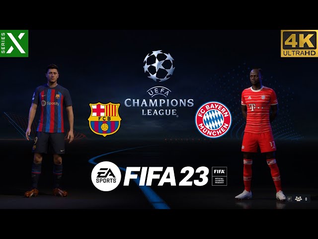 FIFA 23 - Barcelona vs Bayern Munich UEFA Champions League Final - Series X Gameplay [4K 60FPS]